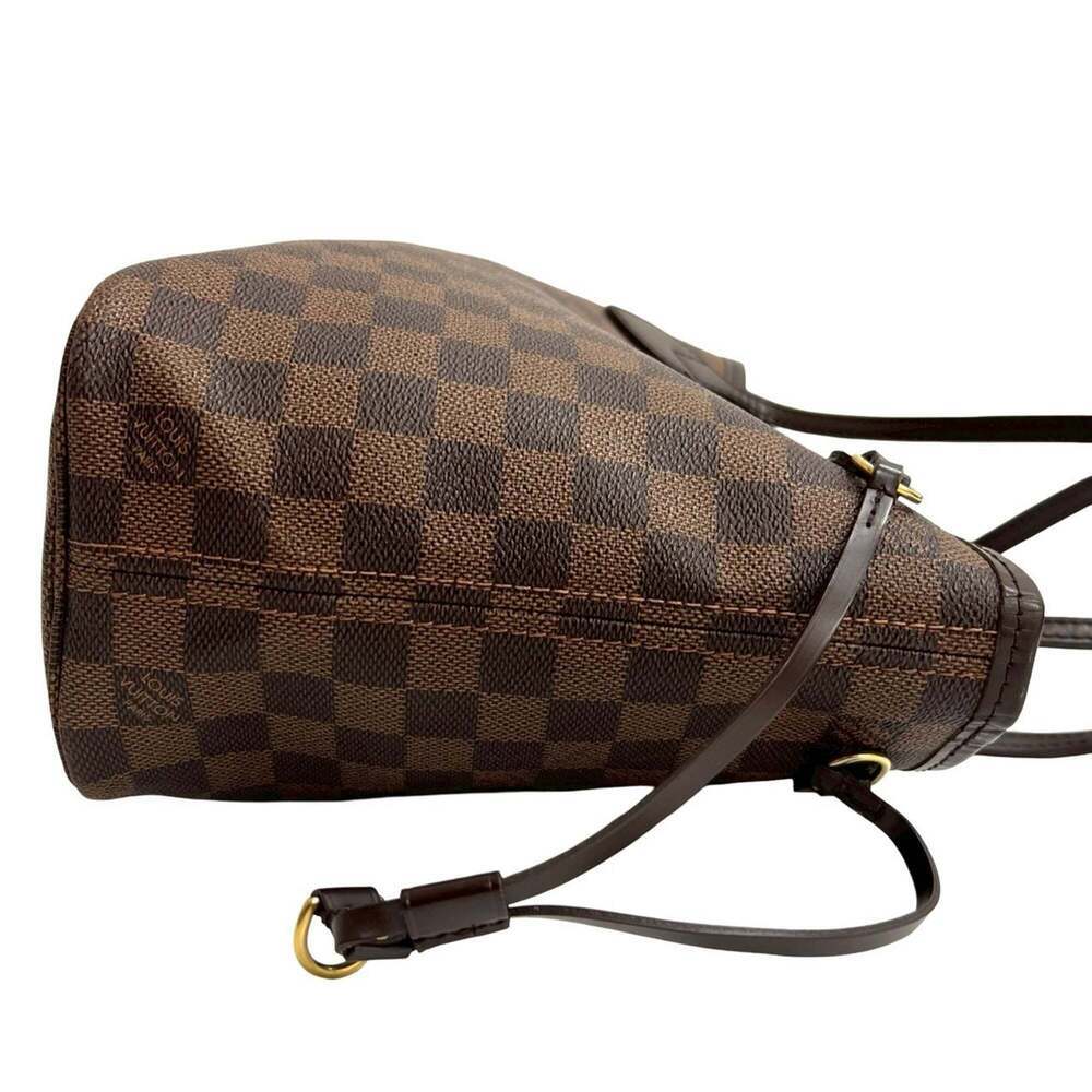 LOUIS VUITTON Brown Damier Leather Neverfull PM Shoulder Bag - Picture 6 of 10